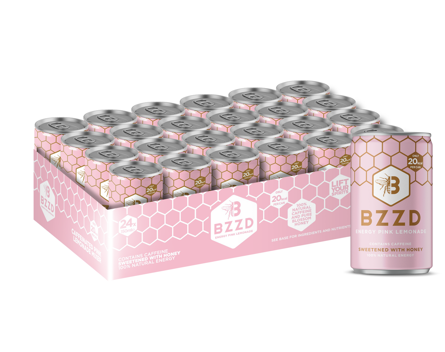 BZZD Energy Pink Lemonade Case of 24 (special online offer)